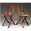 Image 2 : 2 SIMILAR LEWIS DRAKE BOMBAY FOLDING CHAIRS.