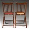 Image 3 : 2 SIMILAR LEWIS DRAKE BOMBAY FOLDING CHAIRS.