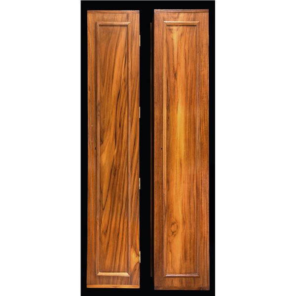 2 ROSEWOOD WALL MOUNTED GUN CLEANING TOOL