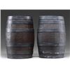 Image 2 : TWO MODERN DECORATIVE FAUX CASKS.