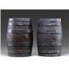 Image 3 : TWO MODERN DECORATIVE FAUX CASKS.