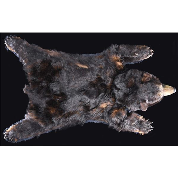 BLACK BEAR RUG.