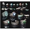 Image 1 : LARGE GROUPING OF MOSTLY SILVER AND TURQUOISE