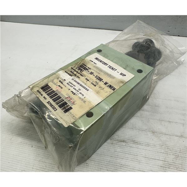 Kawasaki #RD30P-10-1/200-W Direct Operated Relief Valve w/Handle