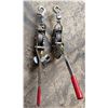 Image 1 : LOT DE 2 TREUILS MANUELS
