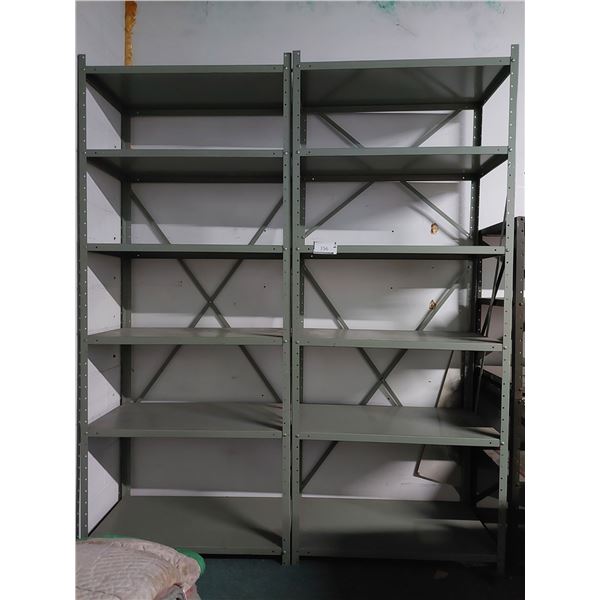 LOT DE 5 ÉTAGÈRES ASSORTIES EN METAL