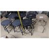 Image 2 : LOT DE 7 TABOURETS EN METAL