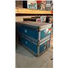 Image 2 : LOT DE 2 BOITES DE TRANSPORT (ROAD CASE) ASSORTIES (1 SANS ROUE)