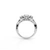 Image 5 : 1.37 ctw Diamond Halo Wedding Ring - 14KT White Gold