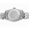 Image 7 : Rolex Mens Stainless Steel Silver Index 18K White Gold Diamond & Emerald Bezel 3
