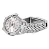 Image 6 : Rolex Ladies Quickset Sapphire Stainless Steel Silver Index Dial 18K Gold And Em