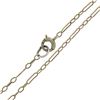 Image 7 : Antique Art Deco 14k White Gold Camphor Glass w/ Filigree Pendant Chain Necklace