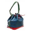 Image 2 : Louis Vuitton Blue Red And Green Epi Leather Noe Shoulder Bag
