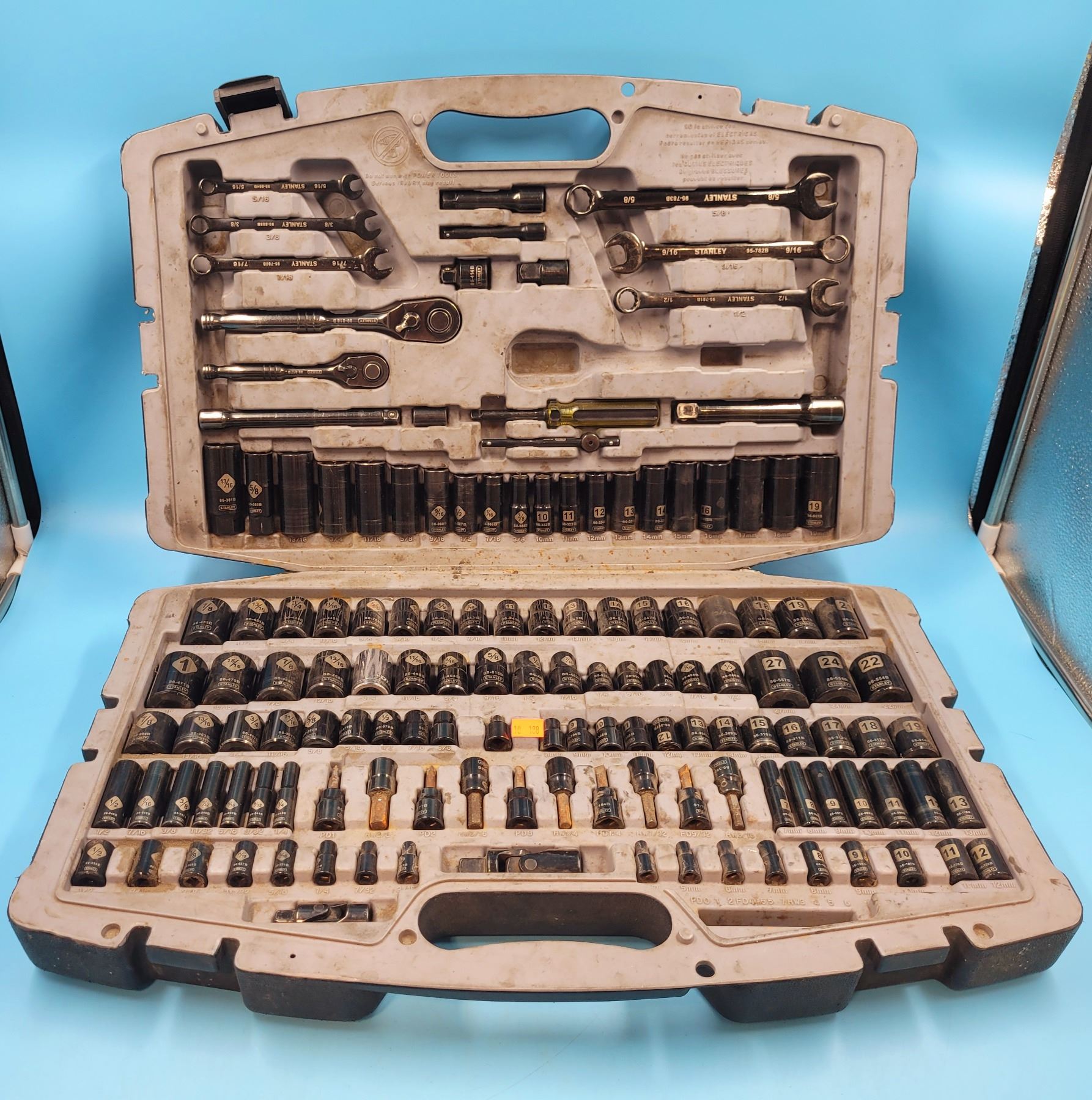 Mini Rached Set Stainley Stanley Socket & Ratchet Set w/ Case