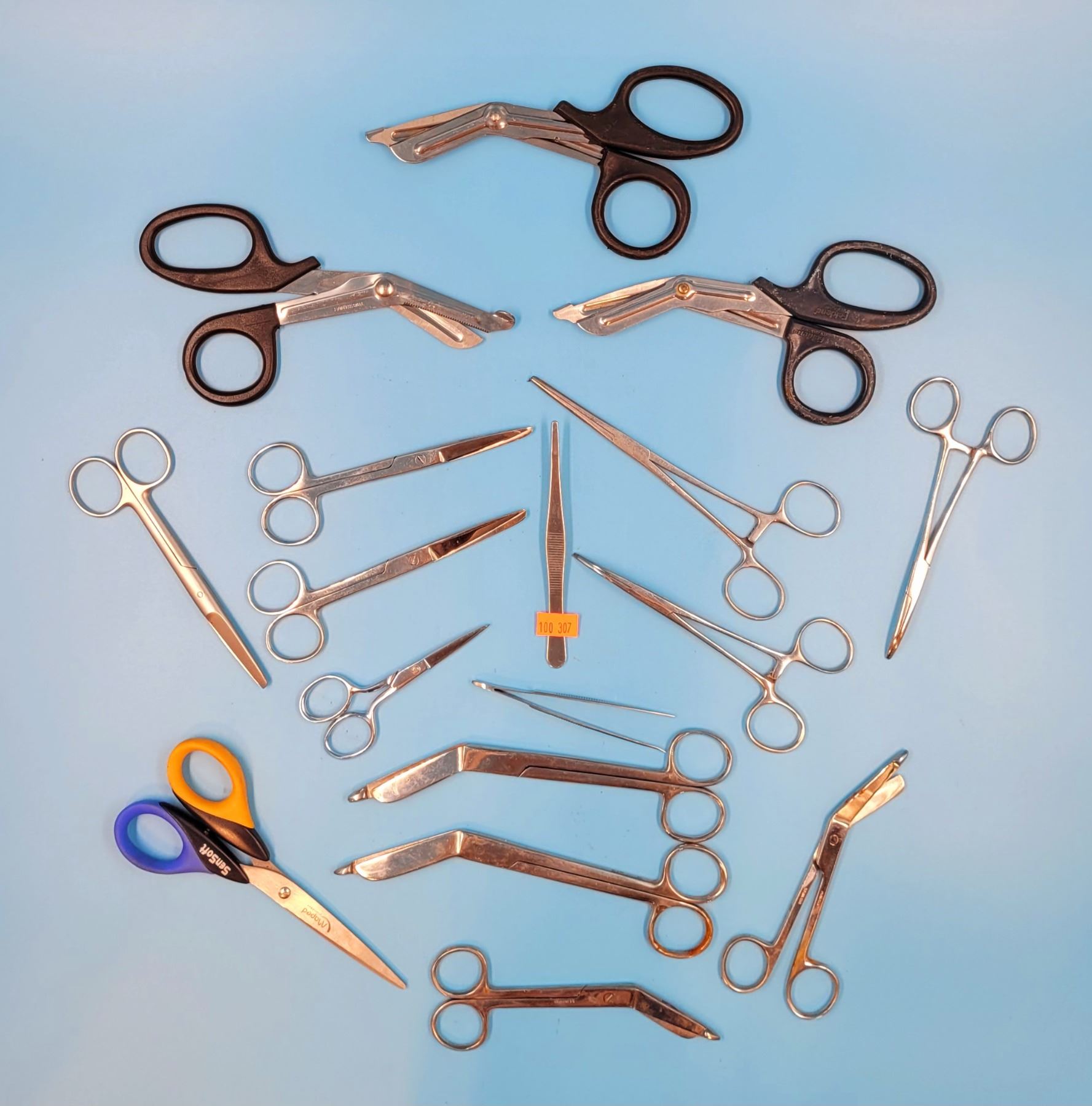 Lot of Shears, Forceps, & Scissors