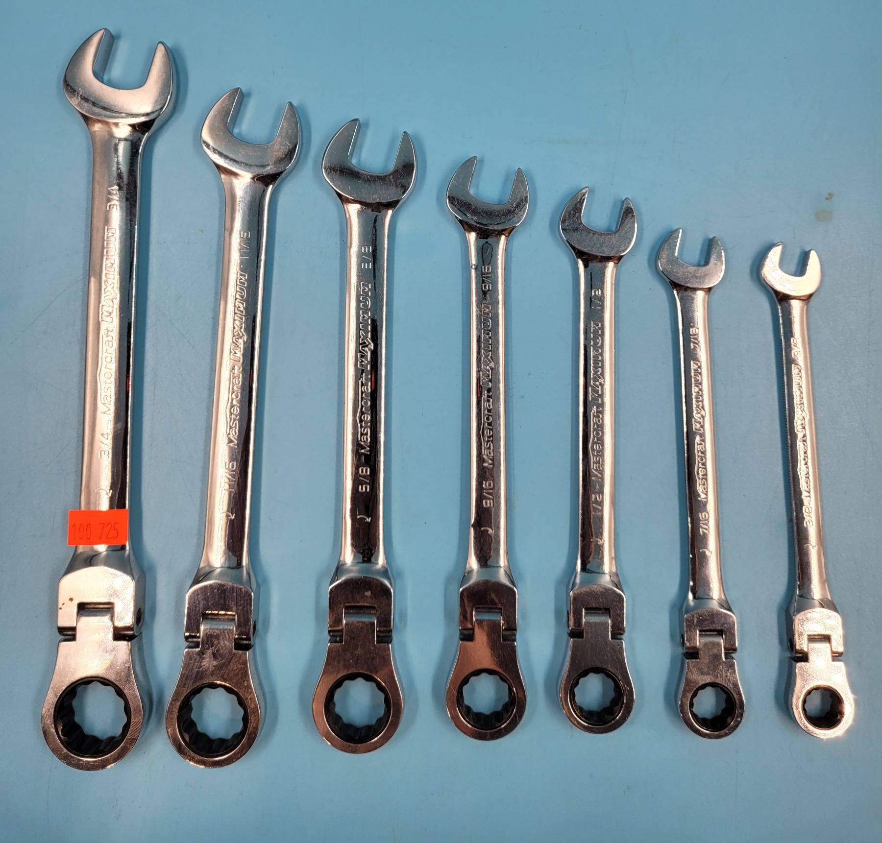 Set Of Mastercraft Maximum Combination Wrenches