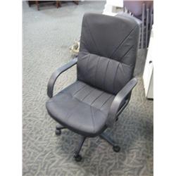 Black Leather High Back Executive Chair