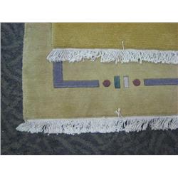 7'9" X 5'6" Wool Area Rug