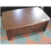Image 1 : Dark Brown Solid Wood Coffee Table