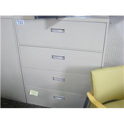 Steelcase 4 Drawer Lateral File Cabinet