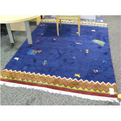 7'9" X 5'9" Wool Area Rug