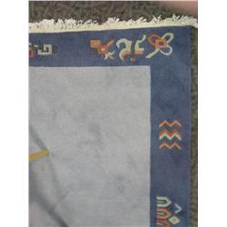7'9" X 5'6" Wool Area Rug