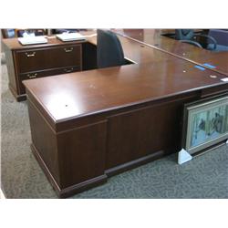 Mahogany Traditional U-shape Executive