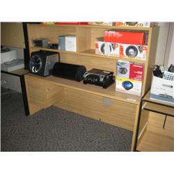 Maple Desk C/w Hutch