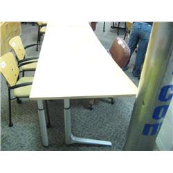 Maple Executive Table/desk C/w Wall Mount