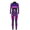 Image 1 : NEW MEDIUM WOMENS SKELETON SKULL BODYSUIT 3D