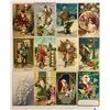 Image 2 : Santa Claus Christmas Holiday Greeting Postcards 17