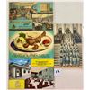 Image 1 : Colorful Linen Postcards Approx. 70