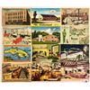 Image 2 : Colorful Linen Postcards Approx. 70