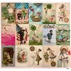 Image 3 : Misc. Mixture Holiday Greeting Postcards 75+