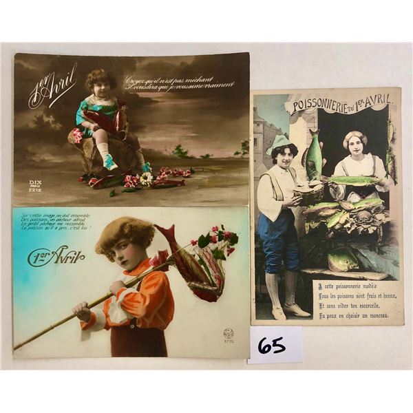 Tinted Real Photo April 1st Postcards 30+