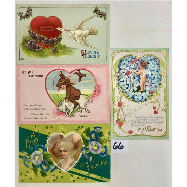Valentine's Day Holiday Greeting Postcards 35+