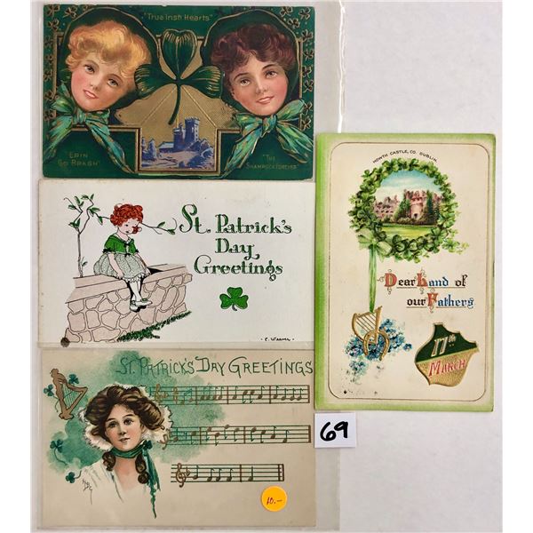 St. Patrick's Day Holiday Greeting Postcards 23