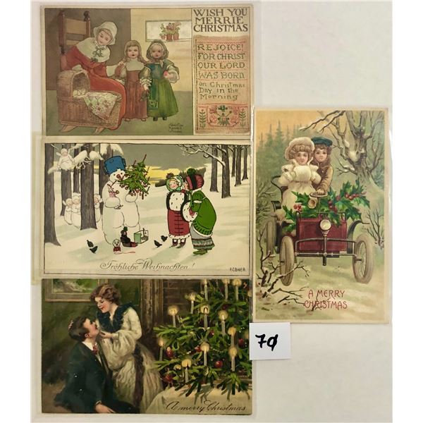 Christmas Holiday Greeting Postcards 31