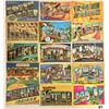 Image 2 : Large Letter Linen Postcards 65