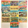 Image 2 : New Jersey Large Letter Linen Postcards 17