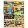 Image 2 : Large Letter Linen Postcards 70+