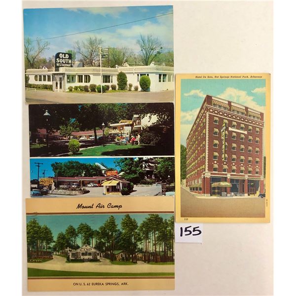 Arkansas Hotel Motel Postcards 65+