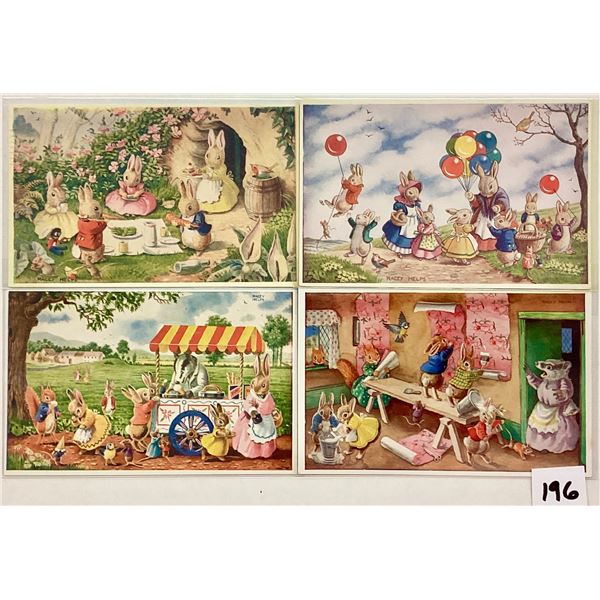 Medici Society - Woodland Creatures Racey Helps Postcards 12