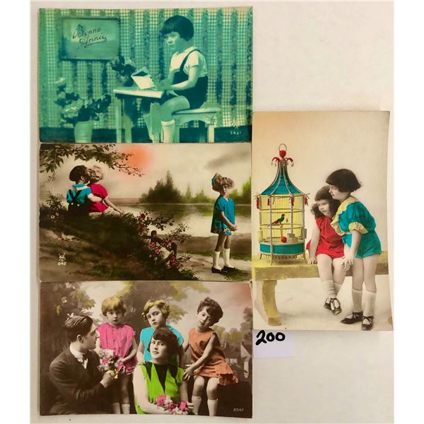 Real Photo Children Postcards - Many Tinted 75