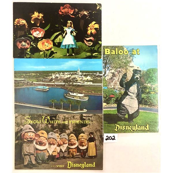 Disneyland & Disney World Postcards 65+