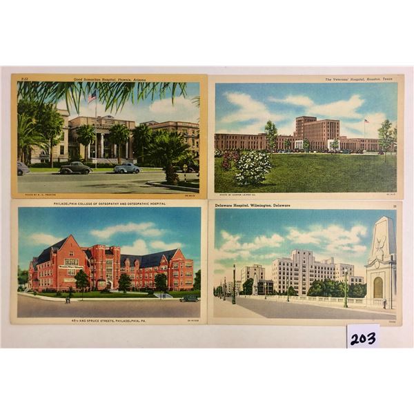 Linen Hospital Postcards Approx. 145
