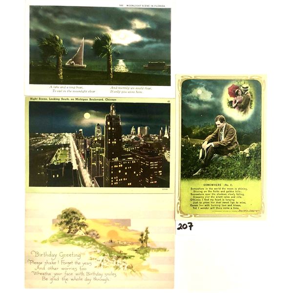 Moons & Sunset Postcards Approx. 115