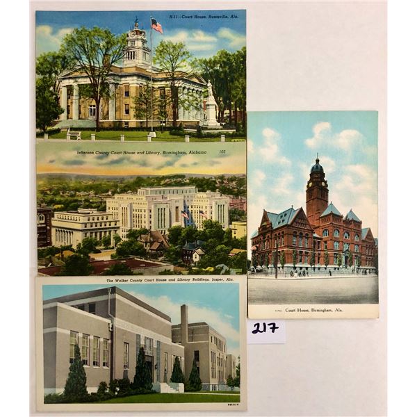 Alabama Court House Postcards 16