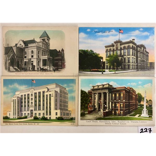 Illinois Court House Postcards 21