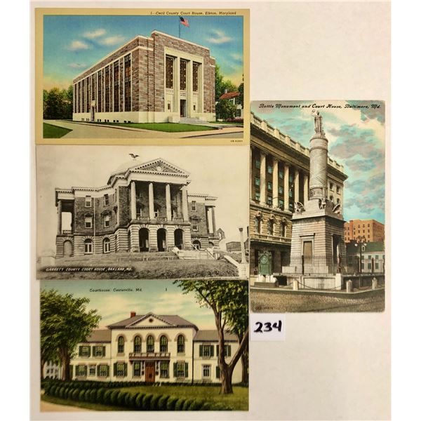 Maryland Court House Postcards 20